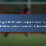 Kenny Saief: Märkimisväärsed saavutused, Karjääri tipphetked, Auhinnad